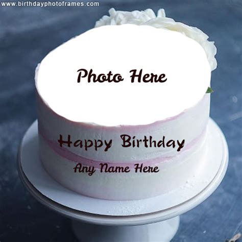 Make Happy Birthday Cake With Name And Photo Pic