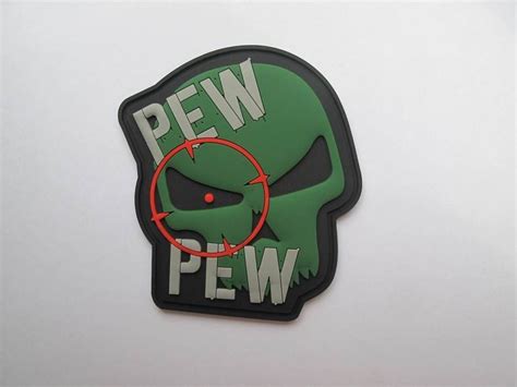 Pew Pew Morale Patch Morale Patch Patches Sticker Patches