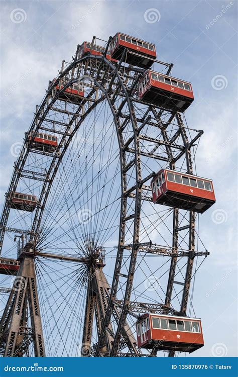 Vienna Austria June 5 2018 Prater Giant Ferris Wheel Wiener