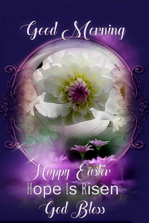 Good Morning Happy Easter He Has Risen Pictures Photos