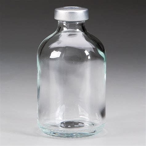 Sterile Empty Glass Vial 50 Ml Clear