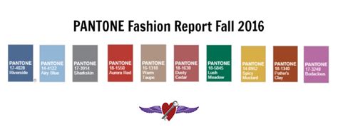 Pantone Fall Colors 2016 Somewhither Arts