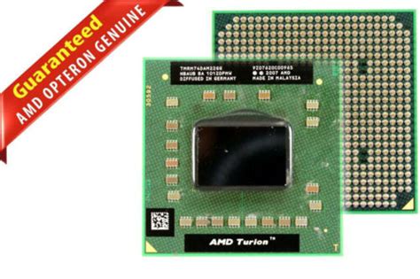 Amd Turion X2 Rm 75 22ghz Dual Core Tmrm75dam22gg Processor For Sale