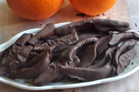 Chocolate Covered Orange Peels Culinary Shades