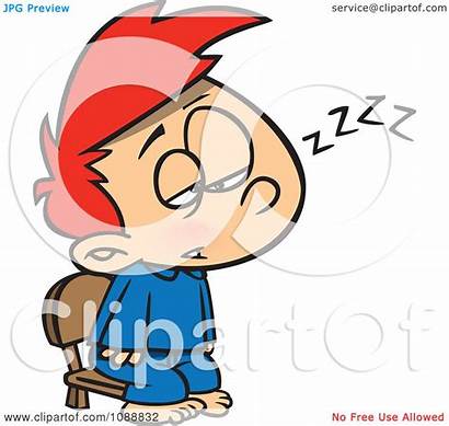 Awake Stay Clipart Exhausted Boy Santa Trying