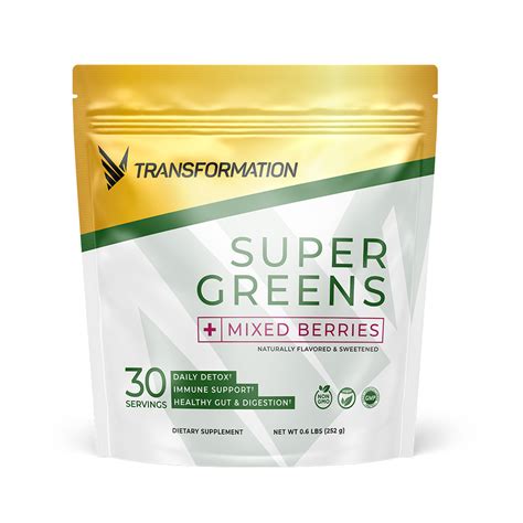 Super Greens Powder Immunity And Detox Full Serving Of Veg