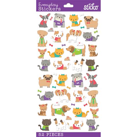 Party Supplies Teacher Stars Stickers Cats Stickers X 6 Dogs Stickers