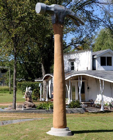 Giant Hammer Roadside Attraction By Artist Eric Gunderson Hogarty