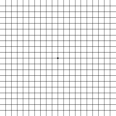 Modulo per foglio a4 puntinato. Amsler grid printout page