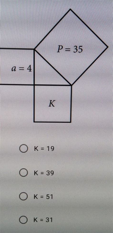 Oblicz Pole Kwadratu K Jeśli Wszystkie Figury Zbudowane Na Bokach - Oblicz pole kwadratu k jeśli wszystkie figury zbudowane Na bokach