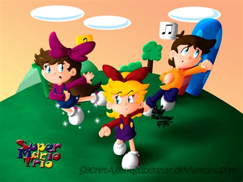 The New Super Mario Trio By Secretagentsuperstar On Deviantart