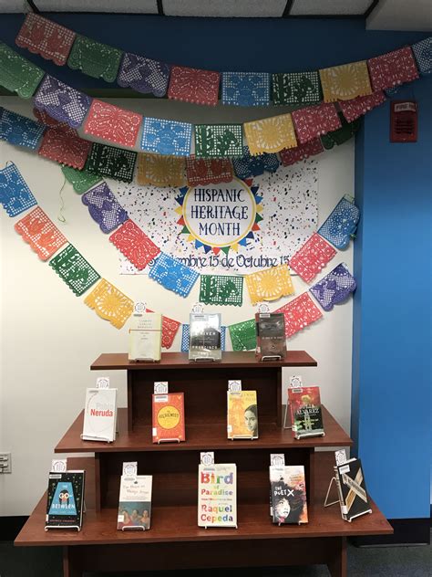Library Display For Hispanic Heritage Month Hispanic Heritage