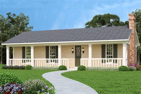 Simple Rectangle Ranch Home Plans Simple Rectangular House Floor