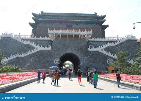 Qianmen City Gate Editorial Photo Image Of China Asian 72215596