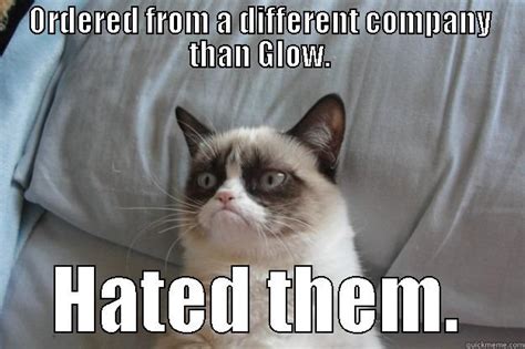 Grumpy Glow Cat Quickmeme