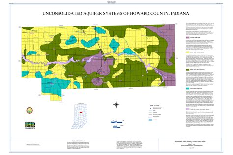 Dnr Water Aquifer Systems Maps 47 A And 47 B Unconsolidated And