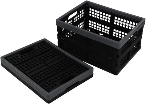 Neadas 15 L Plastic Collapsible Storage Crate Folding Storage Box