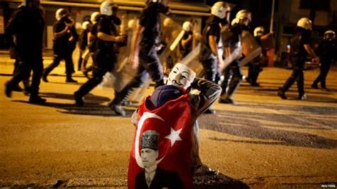 In Pictures Turkish Police Storm Taksim Square Bbc News