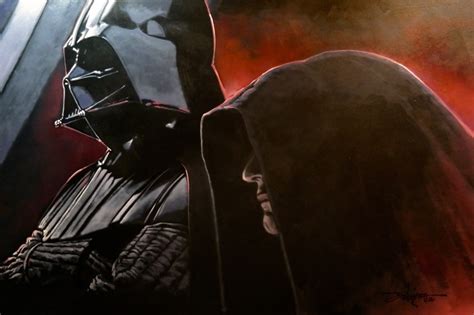 Vader And The Emperor By Rodel Gonzalez Art For Sale
