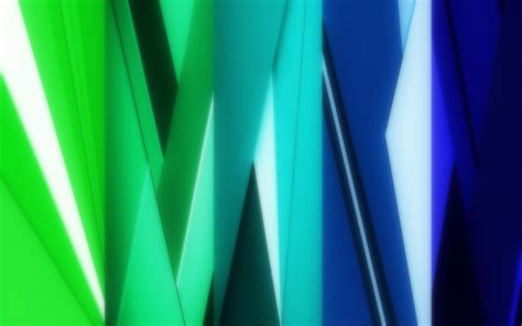 Abstract Blue Green Geometry Wallpapers Hd Desktop And Mobile