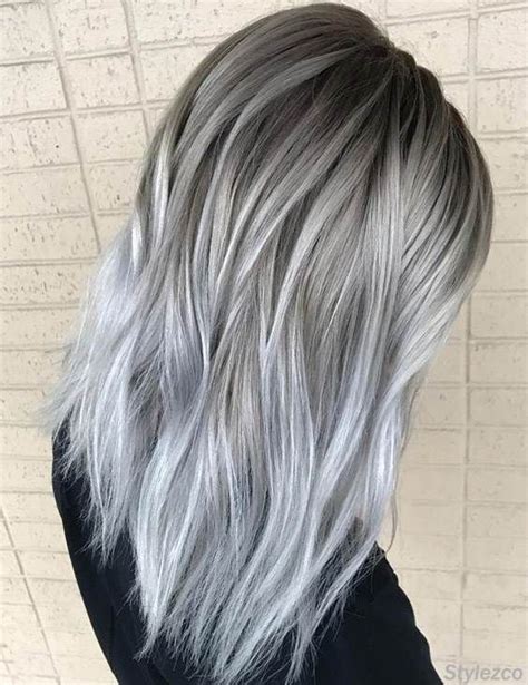 Amazing Ombré Hairstyle Inspirations For Medium Length Hair Hair Color Trends Grey Ombre Hair