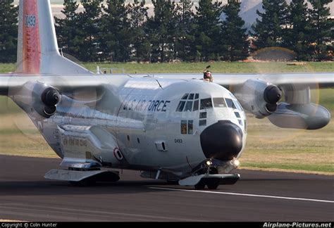 83 0493 Usa Air National Guard Lockheed Lc 130h Hercules At Wanaka