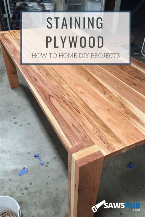 How To Select Stain And Finish Plywood Plywood Diy Plywood