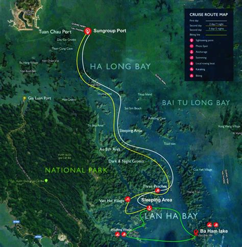 Sena Cruise Map Halong Bay Cruise Halong Bay Tours Halong Bay