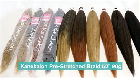 100 Kanekalon Pre Stretch Braids Hair Light Wholesale Pre Streched
