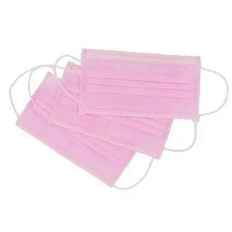 3 Ply Pink Surgical Face Mask At Rs 3 3 Ply Face Mask In Pune Id