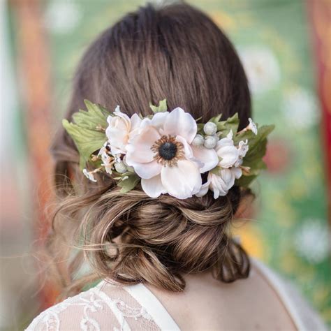 Annabelle Flower Hair Comb By Gypsy Rose Vintage