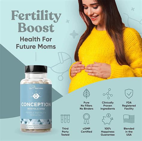 Buy Eu Natural Conception Fertility Prenatal Vitamins Regulate Your