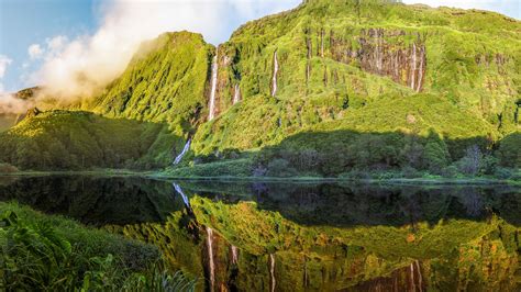 Azores Waterfalls Wallpapers Wallpaper Cave