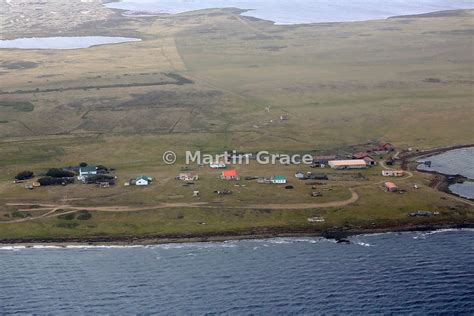 Martin Grace Photography Pebble Island Settlement From The Air