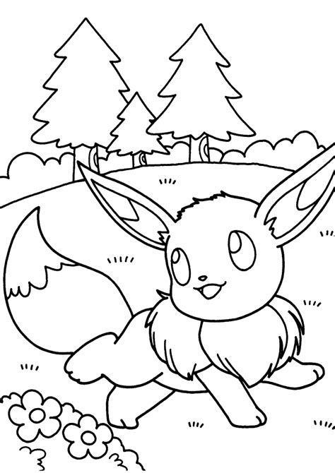 Kolorowanka Pokemon Flareon Malowanka Do Wydruku Nr 8 Sketch Coloring Page