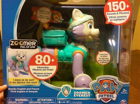 New Paw Patrol Zoomer Everest Interactive Pup Toy 150 Phrases