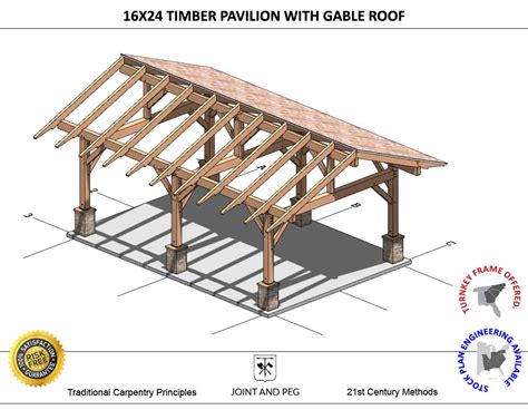 16x24 Timber Pavilion Project