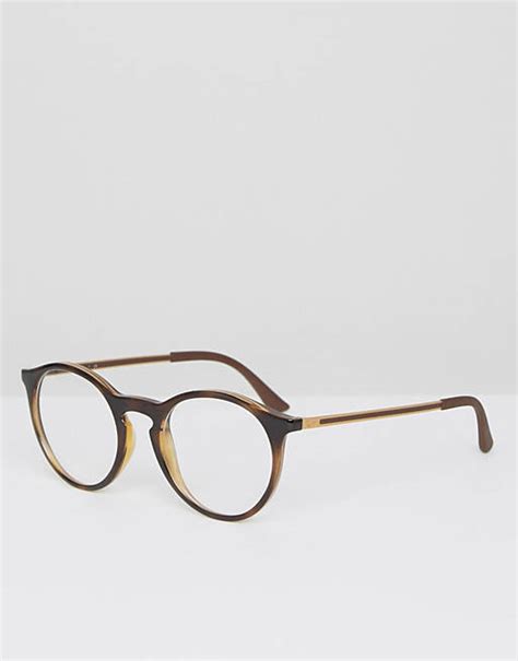 Ray Ban Rx7132 Round Optical Frames With Demo Lenses Asos