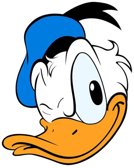 Donald Duck Clipart Head Pencil And In Color Donald Duck
