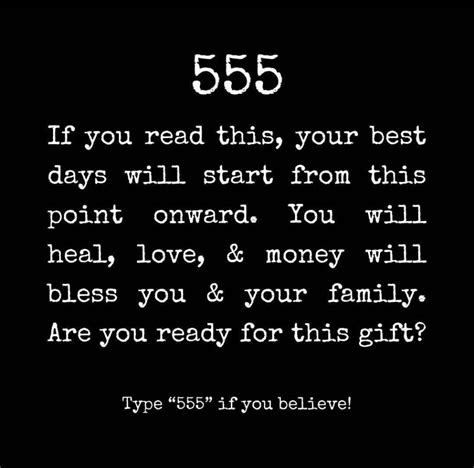 555 if you read this your best days will start from this point onward you will heal love