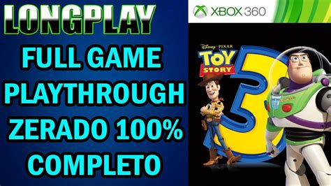 Longplay Toy Story 3 Xbox 360 Full Game Playthrough Zerado 100