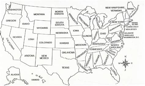 Mapa De Estados Unidos Con Division Politica Ayuda Porfa Brainlylat