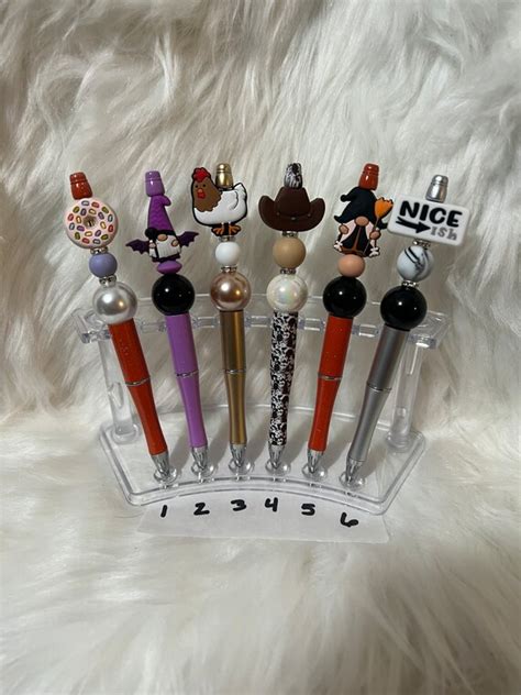 Custom Specialty Focal Bead Pens Character Beads Silicone Etsy