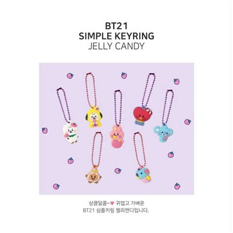 Bt21 X Monopoly Official Simple Keyring Jelly Candy Shopee Philippines