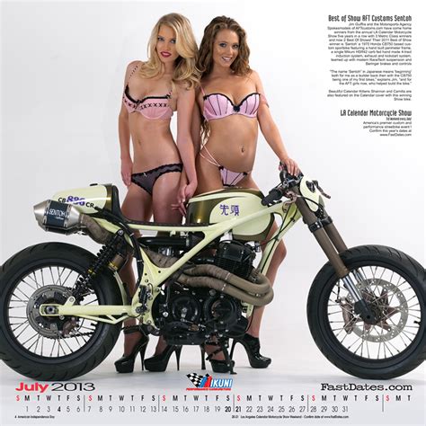 Fastdates Com Iron Lace Calendar Custom Motorcycle News July