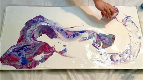 New Cup Rolling Technique For Unique Patterns In Flip And Drag Painting