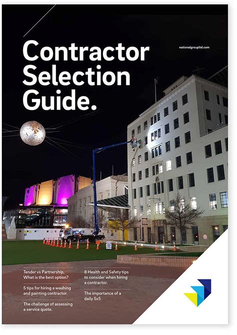 Contractor Selection Guide — National Group
