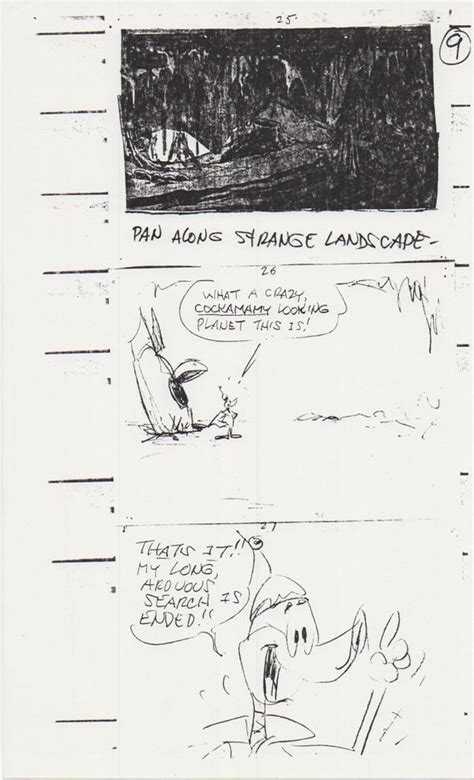 The Return Of Duck Dodgers Storyboard By Michael Maltese Part 1