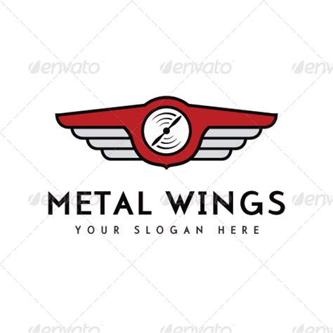 Logo Metal Wings By Felipelessa Graphicriver