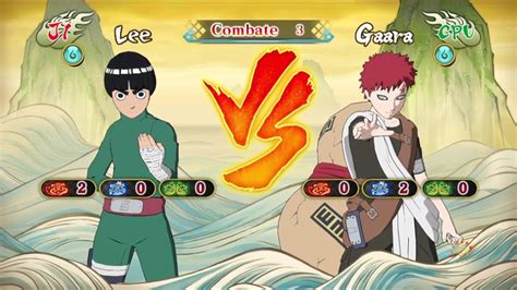 Rock Lee Vs Gaara Batalla Epica Naruto Revolucion Youtube